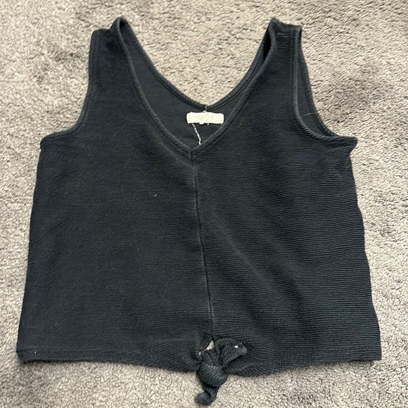 Madewell Texture & Thread tie Front Tank - Picture 1 of 3